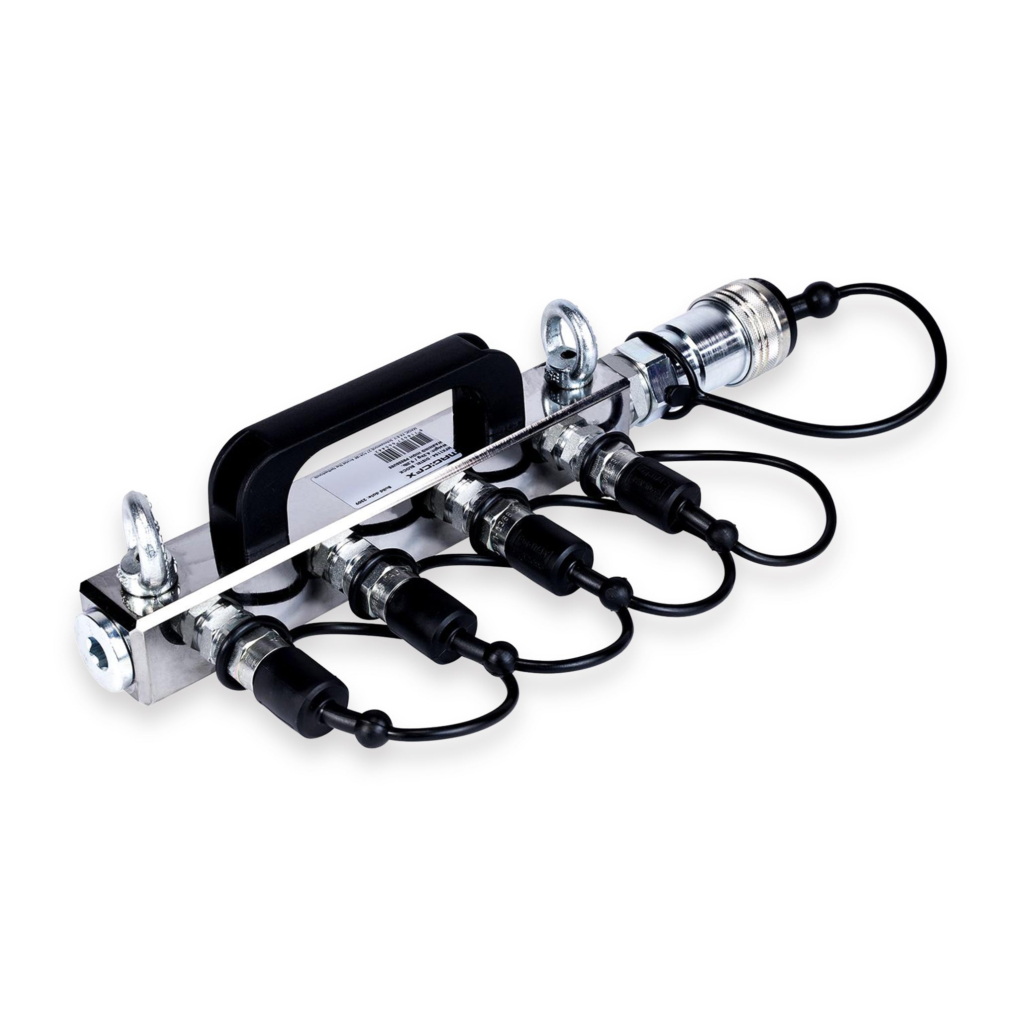 CO2 Distribution Block - 4x 3/8 Hose to 1x 3/4 Hose