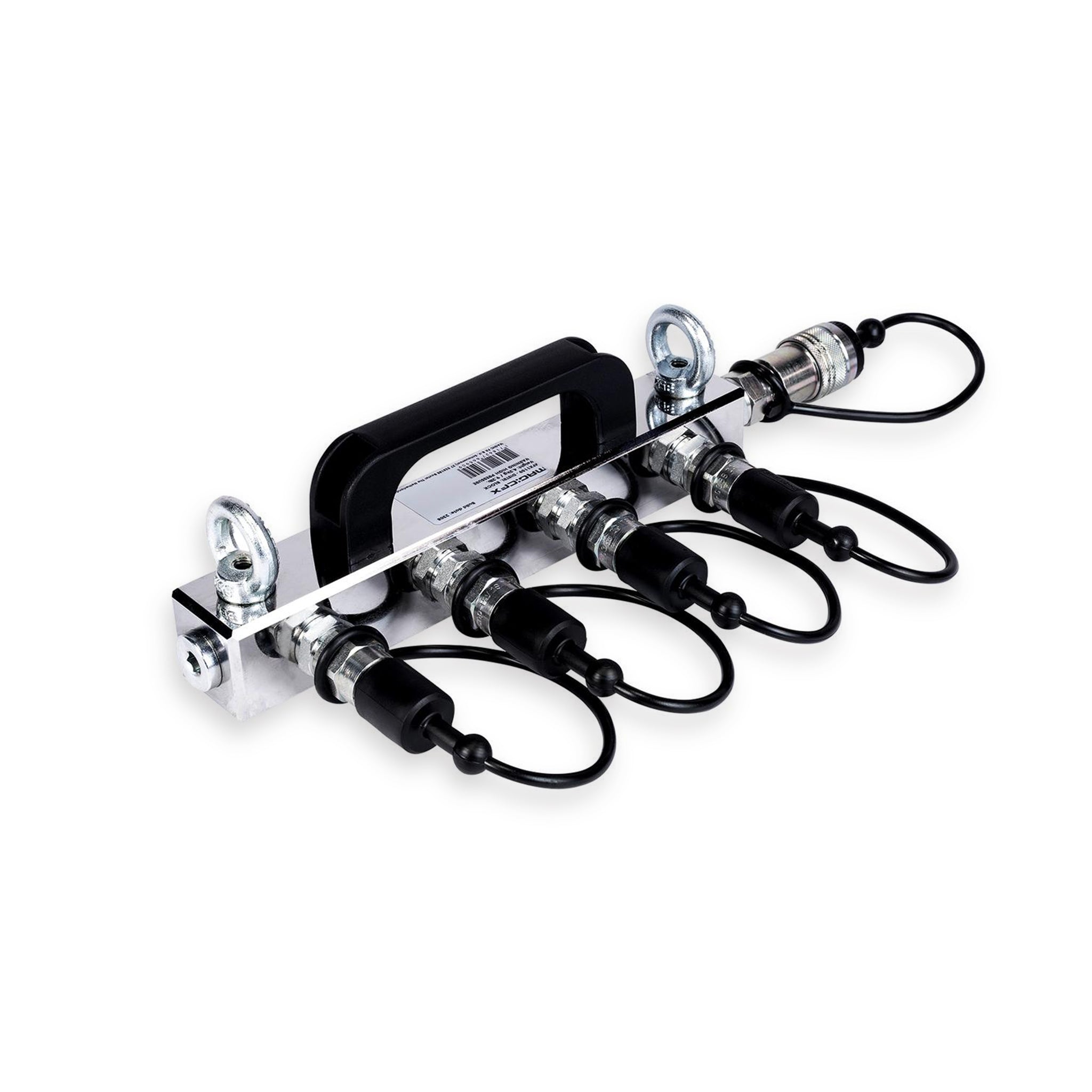 CO2 Distribution Block - 1x 3/4 Hose to 4x 3/8 Hose