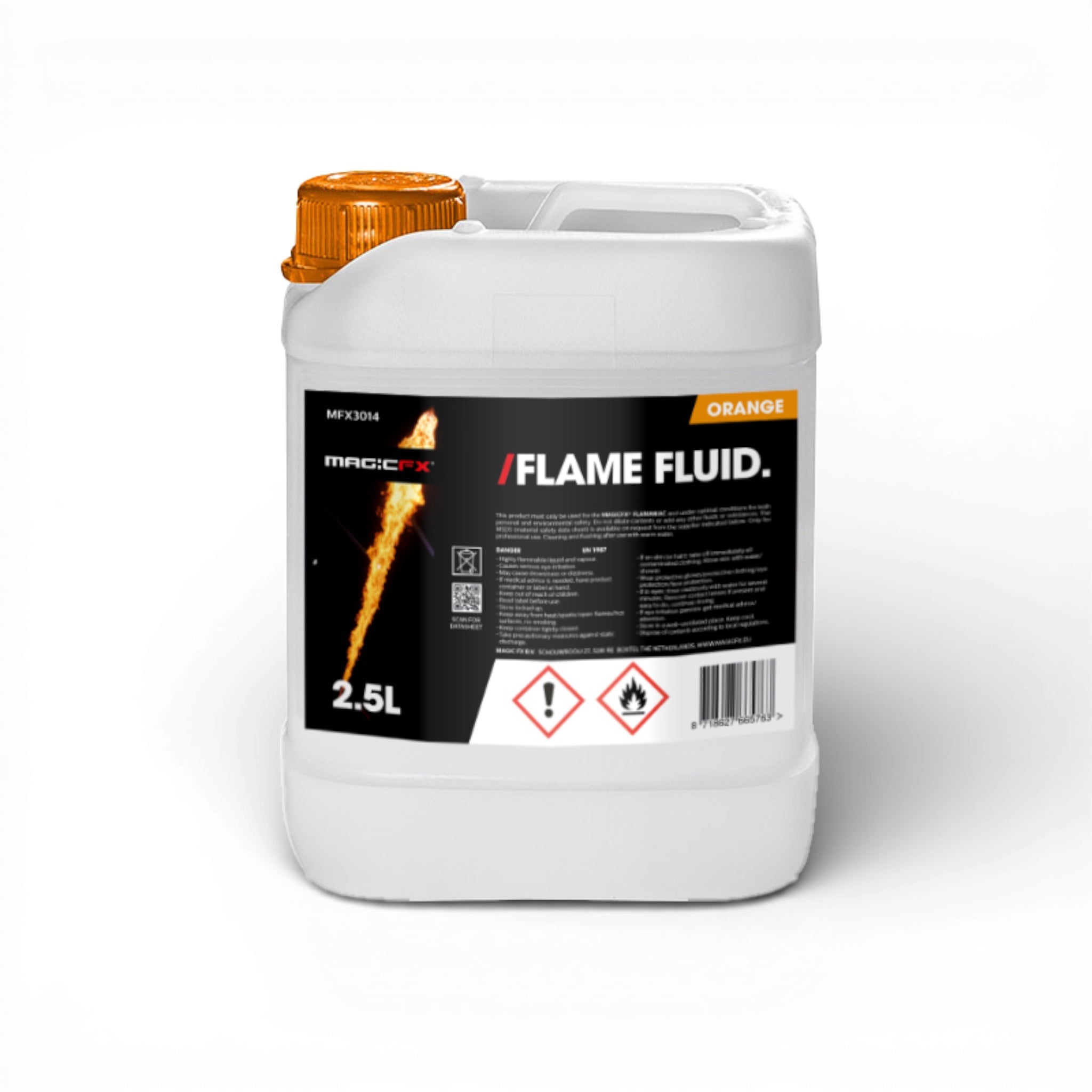 Flame Fluid - Orange - 2.5 L